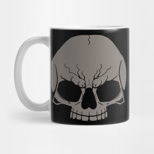 Comic Style Skull Illustration Mug